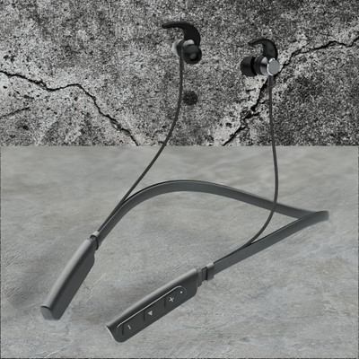 QPG STORE Rokerz 235 Pro Wireless Bluetooth Neckband(0.415 Bluetooth(Black, In the Ear)