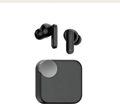 wazny VK Leaf Earbuds 8D Stereo Audio, 48Hrs Playtime With ASAP Charge (Black42) Bluetooth Gaming(Black, True Wireless)