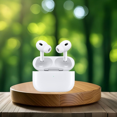 SANNO WORLD AirRode Pro 2 Upto 42 Hours Playtime* Type C Fast Charging Dual Pairing Earbuds Bluetooth(White, In the Ear)