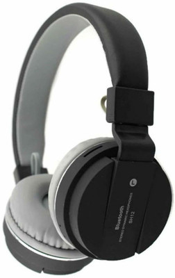 MECKWELL HIGH BASS SOUND, CARD SUPPORTABLE HEADPHONE Bluetooth(Black, On the Ear)