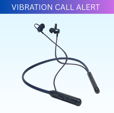 GUGGU Bt Hitz (Wireless Neckband)Hd Sound Quality & Magnetic On/Off with VibrationF181 Bluetooth(Black, True Wireless)