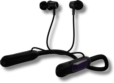 TecSox Tecband Jazz Pro Neckband upto 40 hr High Bass Sound HD Mic [Black] Bluetooth(Black, True Wireless)