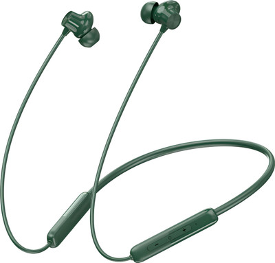 Rueqn NEO 125 - MAGNETIC POWER OFF/ON 48Hr Playtime With ENC Headphone Neckband-2 Bluetooth Gaming(Green, True Wireless)