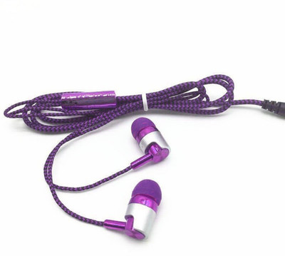 GB Technologies premium quality earphone Wired(Purple, In the Ear)