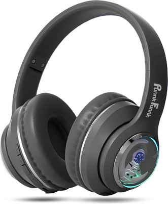 PunnkFunnk Astro Over-Ear Wireless Bluetooth Headphones | Noise Cancellation, 60H Battery Bluetooth(Black, On the Ear)