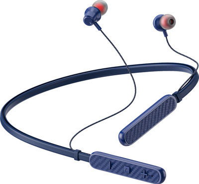 URNEED Bluetooth Sports Neckband | Sweat-Resistant, Lightweight & HD Stereo Sound Bluetooth & Wired Gaming(Blue, In the Ear)