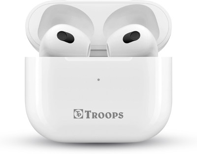 TP TROOPS 20Hrs Battery Fast Charge, IWP Low Latency,v5.3 Earbuds Bluetooth(Multicolor, In the Ear)