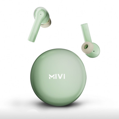 Mivi Duopods Horizon [New Launch], AI-ENC, 60 Hrs, 13mm Drivers, Fast Charge, BT v5.3 Bluetooth(Olive Green, True Wireless)