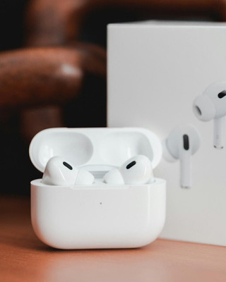 RAJIBNEW Airpods Pro 2 (2nd generation) wireless headphone ANC Tye c charging case Bluetooth(White, True Wireless)