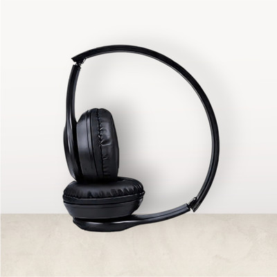 AIZINA Superior Voice Pickup Headphones with Excellent Sound & Battery_R6 Bluetooth & Wired(Black, On the Ear)