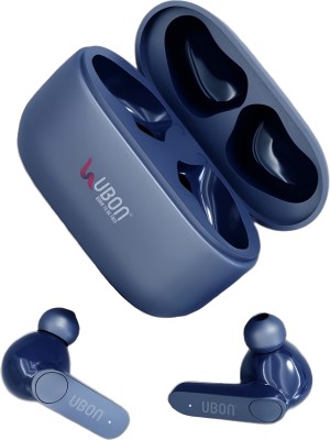 delphine Ubon Earbuds with 13MM Drivers, 20H Playtime, Rage Mode,ENC & Type-C Bluetooth Gaming Headset(Blue, In the Ear)