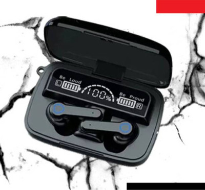 SYARA AB_212C_New Edition TWS M19 Gaming Earbuds Bluetooth 5.0 Wireless LED Bluetooth(Black, True Wireless)