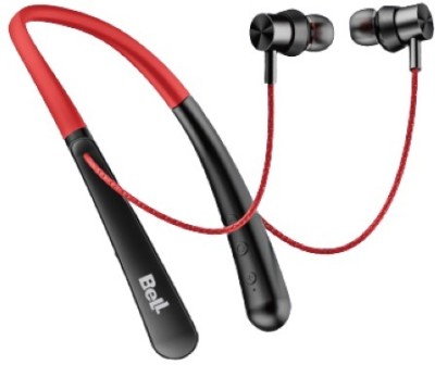 BELL BLBHS180 Bluetooth Wireless in Ear earphone with mic, Upto 100 Hrs Play Time Bluetooth Headset(Blue, In the Ear)