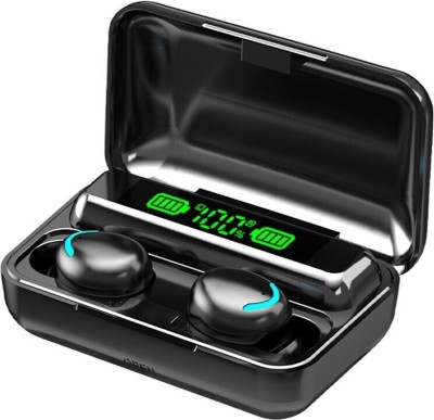 Tunifi F9 Pro Earbuds Upto 48 Hours Playback with ASAP Charging Bluetooth(Black, True Wireless)