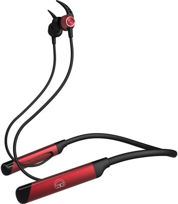 Ekko Unplug N04 Neckband with ENC,50 H Playtime, Maxx Low Latency,10 MM Driver Bluetooth Headset(Active Red, In the Ear)