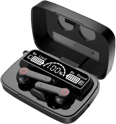 Highnotes M19 Earbuds/TWS/buds 5.1 Earbuds With 280H Playtime, Headphones With Power Bank Bluetooth Headset  (Black, True Wireless) For Rs. 494 @ 75 %