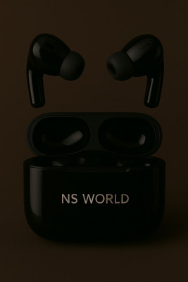 NS WORLD N3 Airbuds Tws |Max Power| HD Sound | BT Earbuds |Mic & Touch Controls Headphone Bluetooth(Black, True Wireless)