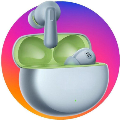 URNEED NORD BUDS 3 TWS Earbuds,Bluetooth 5.3 Headset with Mic,Fast Charging & Deep Bass Bluetooth Gaming(Green, True Wireless)