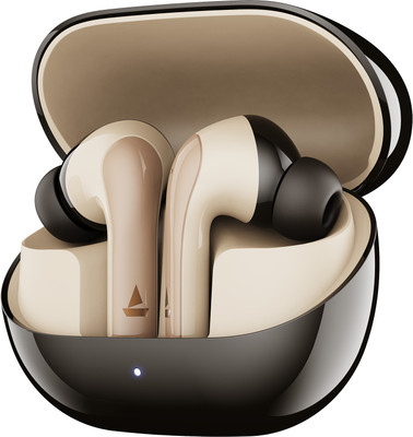 BoAt Airdopes 131 Pro Buds W/ In Ear Detection, 4 Mics ENx Tech & 40 HRS Playback Bluetooth  (Coco Brown, True Wireless) For Rs. 1299 @ 76 %