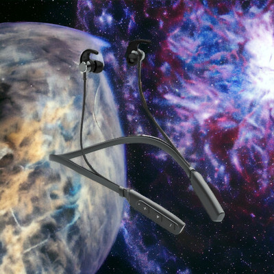 GPQ STORE Rokerz 235 Pro Wireless Bluetooth Neckband(0.753 Bluetooth(Black, In the Ear)