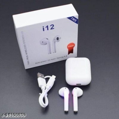 ROXIN TWS i12 Earbuds Bluetooth Wireless Headset HIFI Bass R186 Bluetooth Headset(White, In the Ear)
