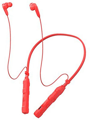 IZWI Neckband ASAP Charge and upto 30 Hours Playback Bluetooth Headset Bluetooth Gaming(Red, In the Ear)