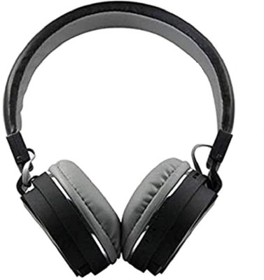 Glatoxi SH-12 Wireless Bluetooth Over the Ear Headphone with Mic Bluetooth(Black, On the Ear)