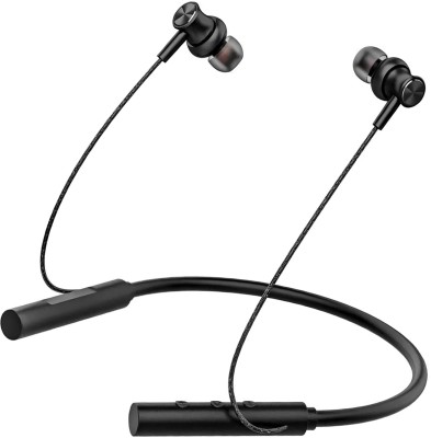 cropsey Headphones Mic Headset Stereo Earbuds Bluetooth 5.0 Bluetooth(Black, In the Ear)