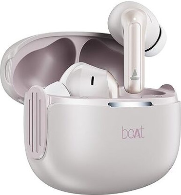 boAt Airdopes 219, 40H Battery, Free Music Streaming & Best in Segment for Calling Bluetooth(Ivory Mist, True Wireless)