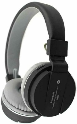 Zebur Bluetooth Wireless Headphones Stretchable & Foldable Bluetooth Headset(Black, On the Ear)