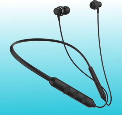 SACRO BT Jazz Neckband Bluetooth Headset, With Vibration, HD Sound Quality B161 Bluetooth(Black, True Wireless)