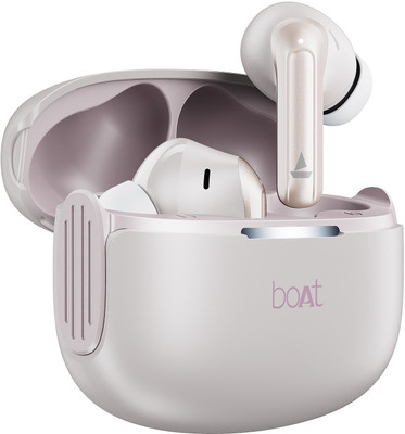 boAt Airdopes 219, 40H Battery,4Mics ENx Tech,Signature Sound,BEAST Mode,ASAP Charge Bluetooth(Ivory Mist, True Wireless)