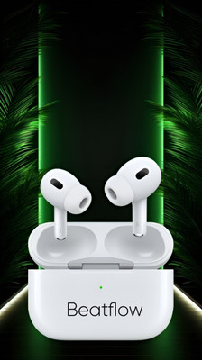 BeatFlow AirpoX Pro 2 Best premium quality -(USB-C) 58 Bluetooth(White, True Wireless)
