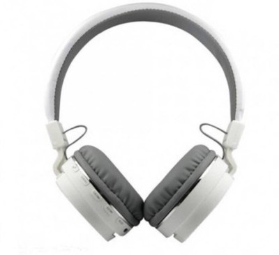 VEKIN SH-12 BLUE WIRELESS BLUETOOTH HEADPHONE with Mic Bluetooth(White, Grey, On the Ear)