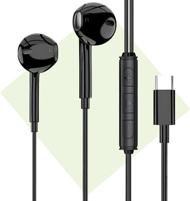 Yildiz BassHeads 100 Wired Earphones with Mic For One_Plus Nord 4/CE/2T/CE3/10T[37] Wired(Black, In the Ear)