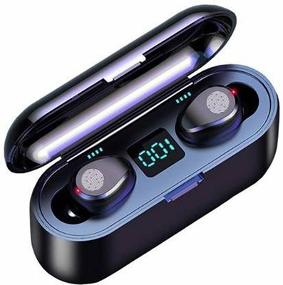 FRONY UJU_459S_TWS F9 Wireless Earbuds Bluetooth Headset Bluetooth(Black, True Wireless)