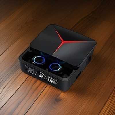 GUGGU A47_M90 Pro Gaming TWS Bluetooth Earbuds with Power Bank: Mobile Headset Bluetooth(Black, In the Ear)