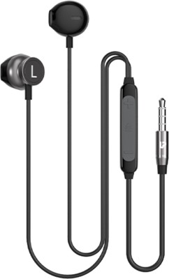 Ultraprolink MoBass+ UM1129 Noise Isolation Hands free Metal Earphones with Mic Wired Headset(Black, In the Ear)