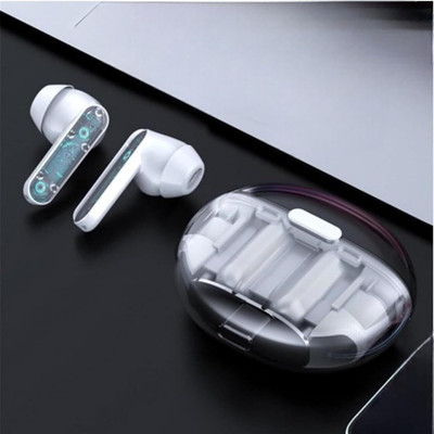 UnicornGlazz Wireless Earbuds with 12.4mm Driver Unit, Up to 38 Hours Battery Life,IP55 Water Bluetooth(White, True Wireless)