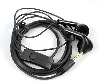 GROOK Original EHS61 Deep Bass Black with Sound Cancellation Wired(Black, In the Ear)