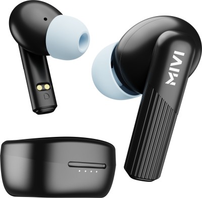 Mivi DuoPods D3 TWS,13mm Driver,Rich Bass,50H Playtime,AI ENC,Low Latency,Type C,5.3 Bluetooth Headset(Cobalt Black, True Wireless)