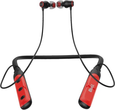BELL BLBHS138 BT 5.1 Wireless in Ear earphone with mic, Fast Charge , 24 Hrs Playtime Bluetooth Headset(Red, In the Ear)