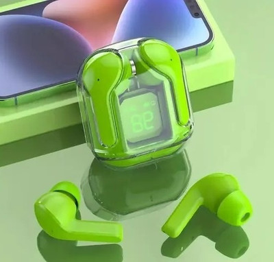 NKPR Newly Design UltraPods Buds ,Charging Case ,Sensor Touch 324 Bluetooth(Green, True Wireless)