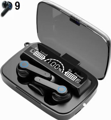 Mid Light M19 Wireless Earbuds Bluetooth headset ADVANCE ASAP Charge with Power Bank D475 Bluetooth(Black, True Wireless)