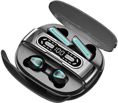 DRUMSTONE Couple 02 Wireless Earbuds with Deep Bass & Gaming Mode Bluetooth(Black, In the Ear)