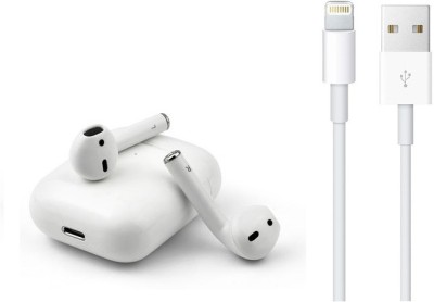 TANBAN i12 TWS best Newly Wireless Bluetooth Buds With Mic White 003 Bluetooth Headset(White, In the Ear)
