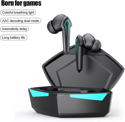 DigiClues HOT NINE_P30 PRO with ENC HD+ Calling, Deep Bass, Low Latency Gaming Mode 5.3 Bluetooth Headset(Black, True Wireless)