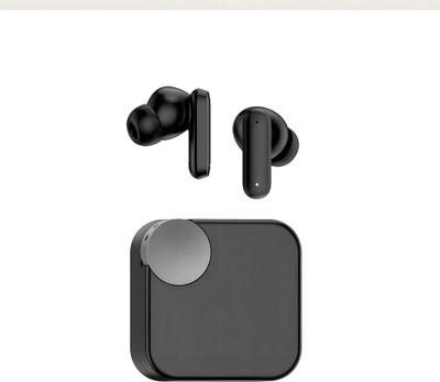 Pikpree PK Leaf Earbuds 8D Stereo Audio, AI SOUND, 48Hrs Playtime With ASAP Charge-36 Bluetooth Gaming Headset(Black, True Wireless)