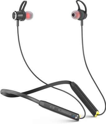 AAMS NB34 In Ear Neckband 22Hrs Playtime with ENC, BT V5.2,13mm Driver,Deep Bass Bluetooth(Black, In the Ear)