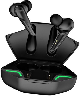 UPOZA Gaming Tws Wireless with Fast Charge, 40 Hrs Battery Life, Earphones with mic Bluetooth Headset(Black, In the Ear)